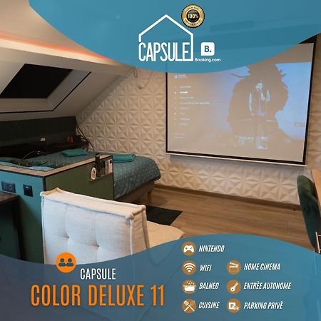 Capsule Color Deluxe Balneo I Ecran Home Cinema I Console De Jeux Trith-Saint-Leger Kültér fotó