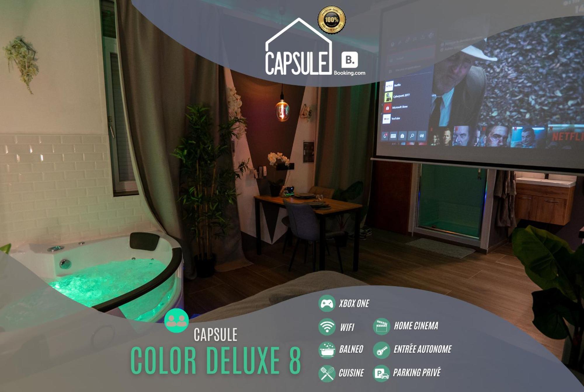 Capsule Color Deluxe Balneo I Ecran Home Cinema I Console De Jeux Trith-Saint-Leger Kültér fotó