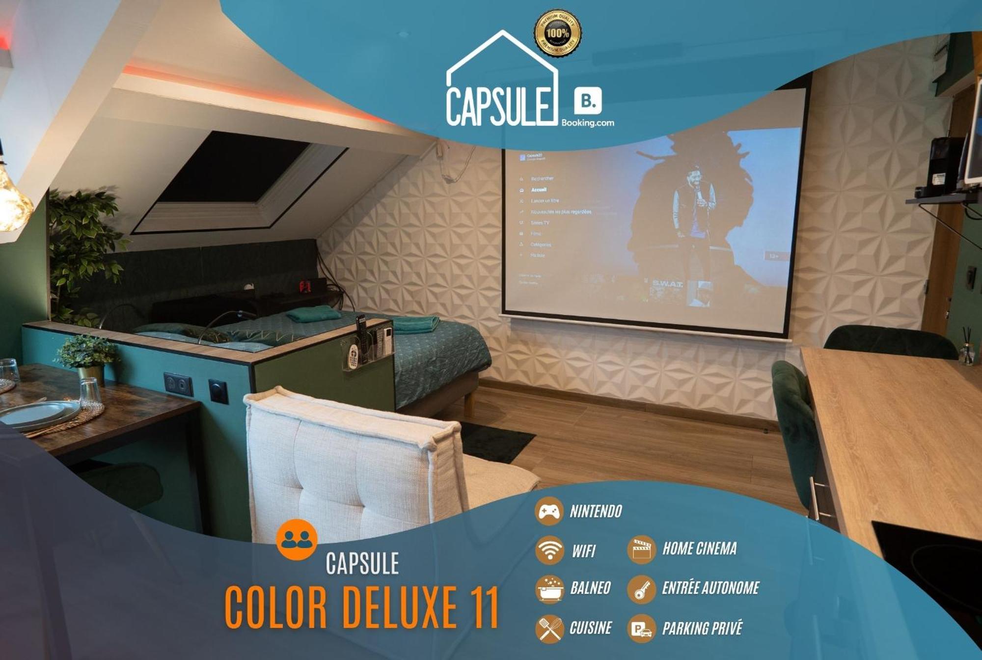 Capsule Color Deluxe Balneo I Ecran Home Cinema I Console De Jeux Trith-Saint-Leger Kültér fotó